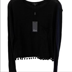 Rails black sweater